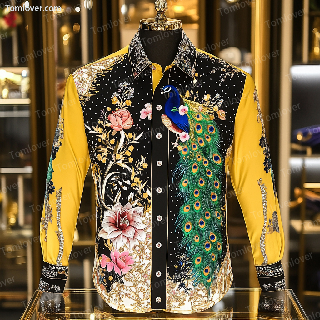 2025 Best Men's Unique Luxe Collection Classic Casual Shirt