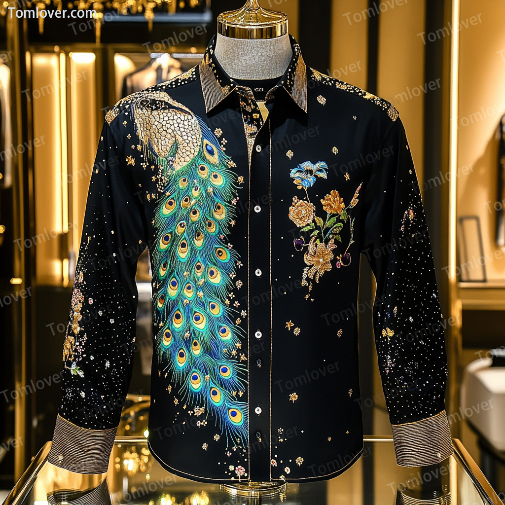 2025 Best Men's Unique Luxe Collection Classic Casual Shirt