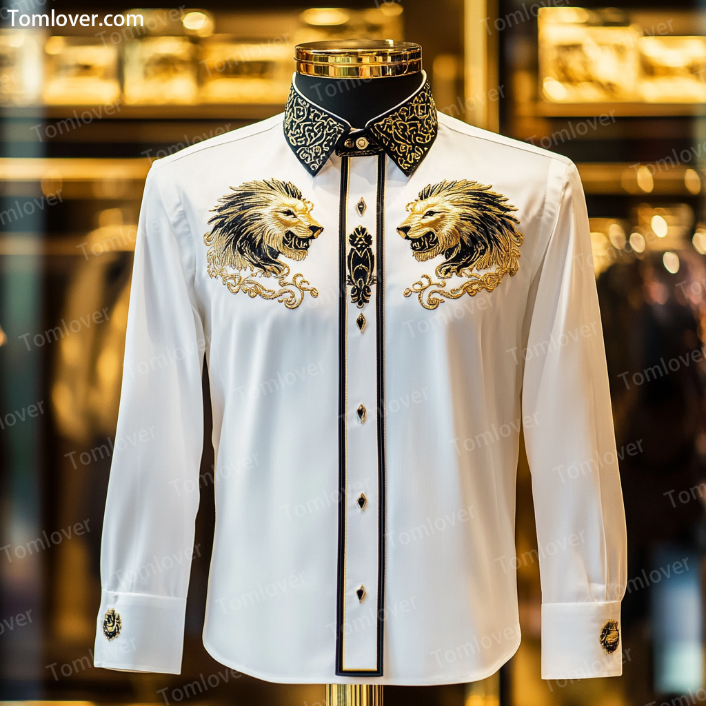 2025 Best Men's Unique Luxe Collection Classic Casual Shirt