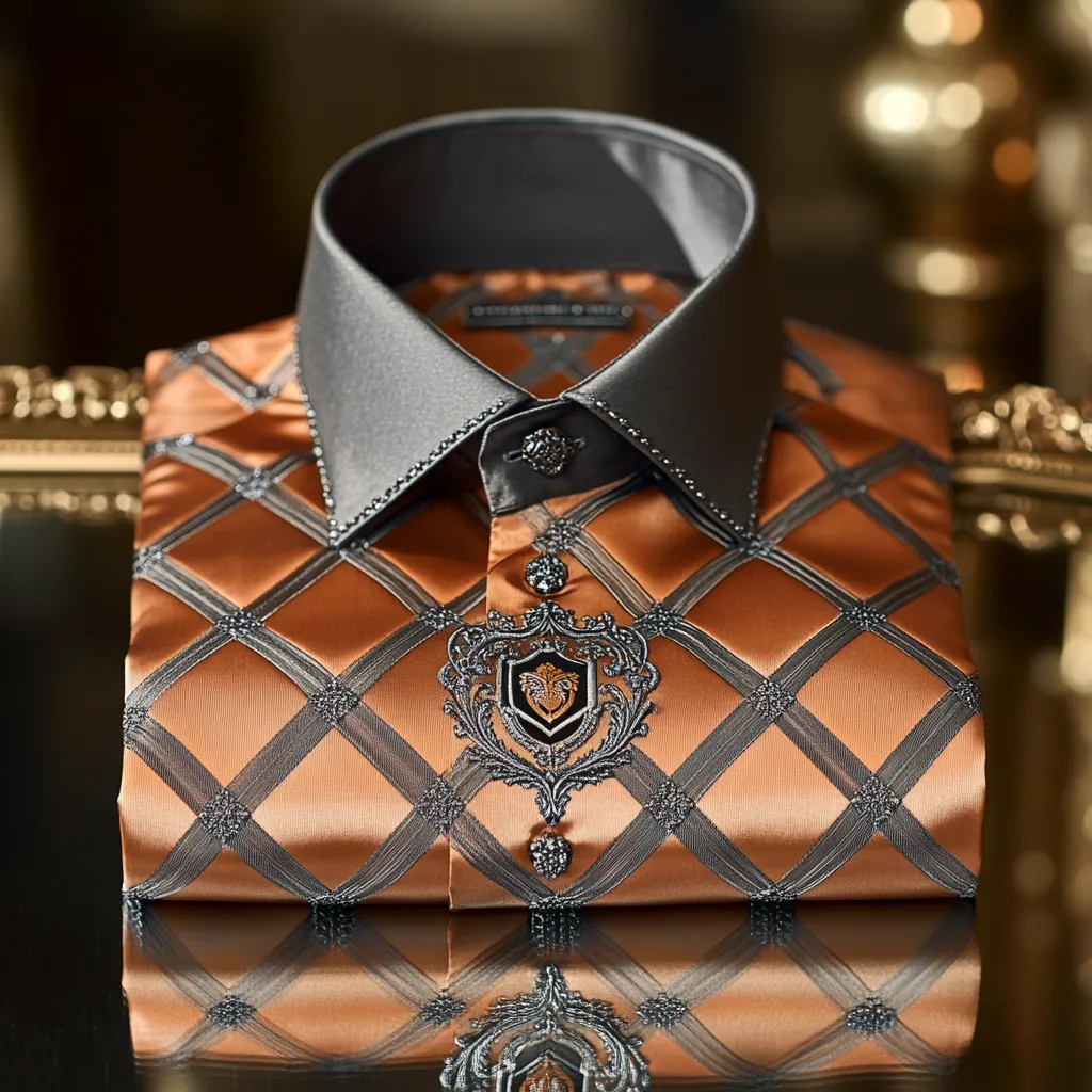 Silk best unique Luxe Collection Effortless chic Shirt High Elasticity men's printed shirt