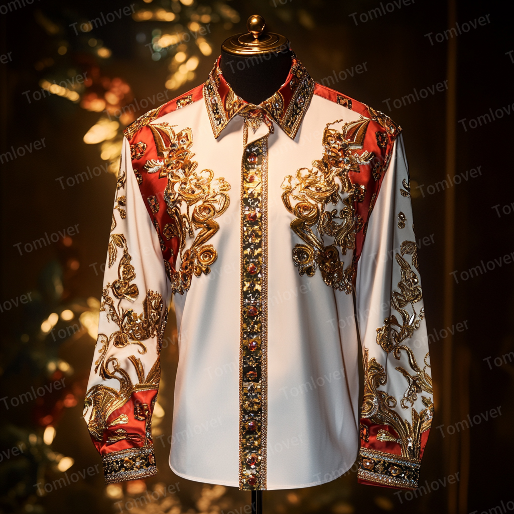 2025 Best Men's Unique Luxe Collection Classic Casual Shirt