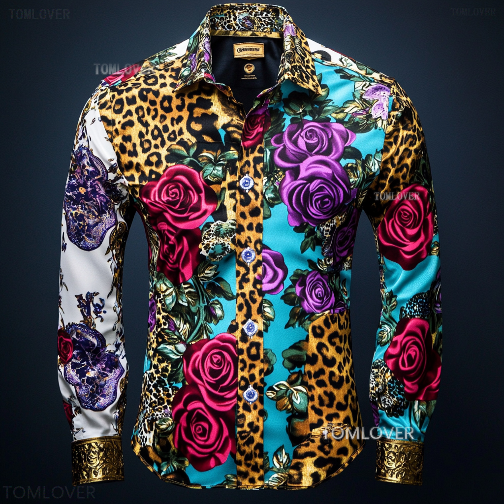 2025 Best Men's Unique Luxe Collection Classic Casual Shirt