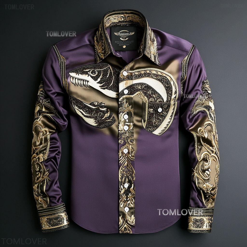 2025 Best Men's Unique Luxe Collection Classic Casual Shirt