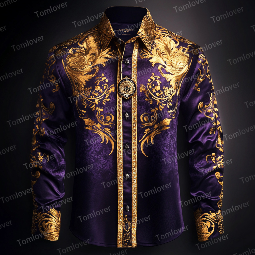 2025 Best Men's Unique Luxe Collection Classic Casual Shirt