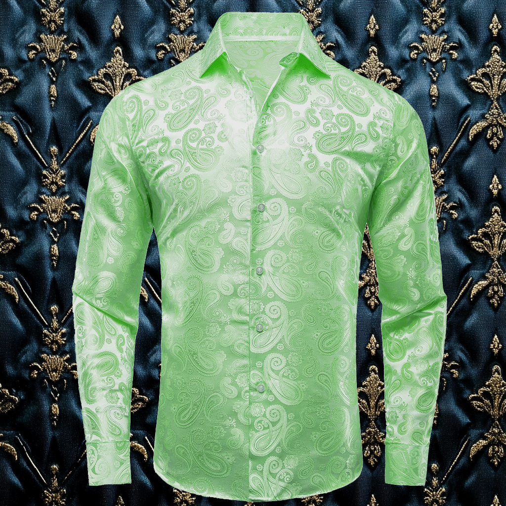 Silk Luxury Business VIP Exclusive Designer unique Luxe Collection long Shirt High Elasticity