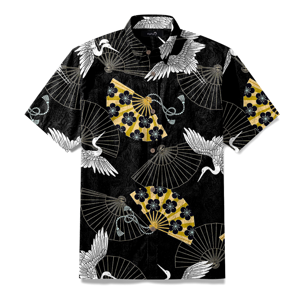 100% Cotton ALOHA Surf Shirt Short Sleeve Shirt Hawaiian