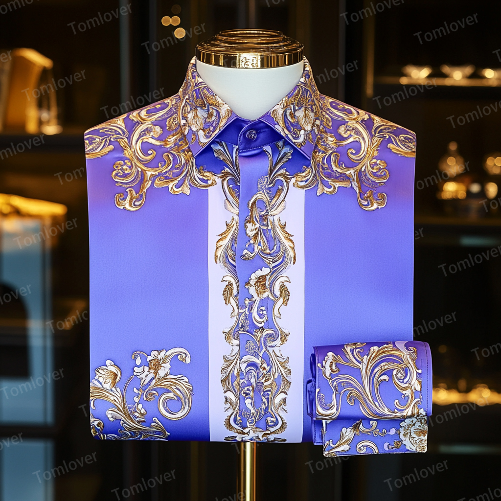 2025 Best Men's Unique Luxe Collection Classic Casual Shirt