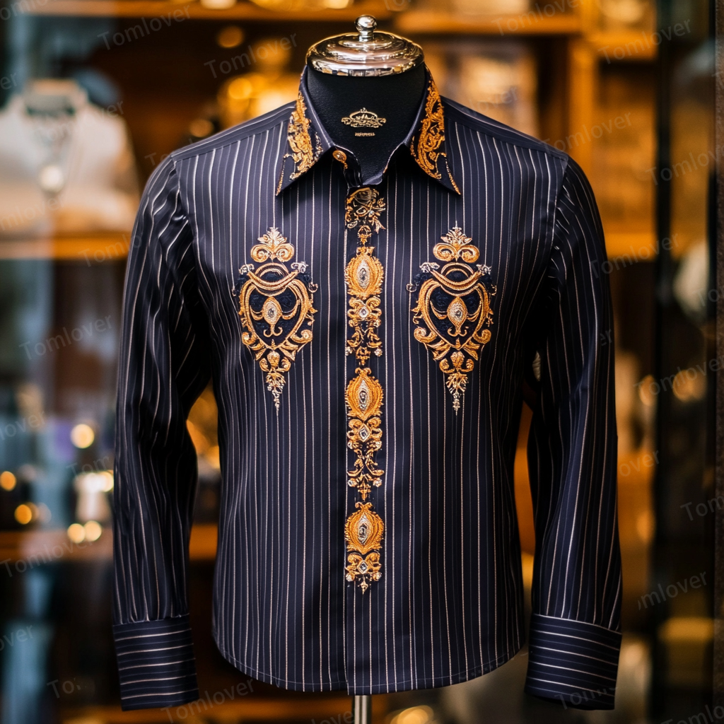 2025 Best Men's Unique Luxe Collection Classic Casual Shirt