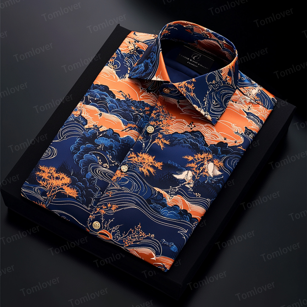 2025 Best Men's Unique Luxe Collection Classic Casual Shirt