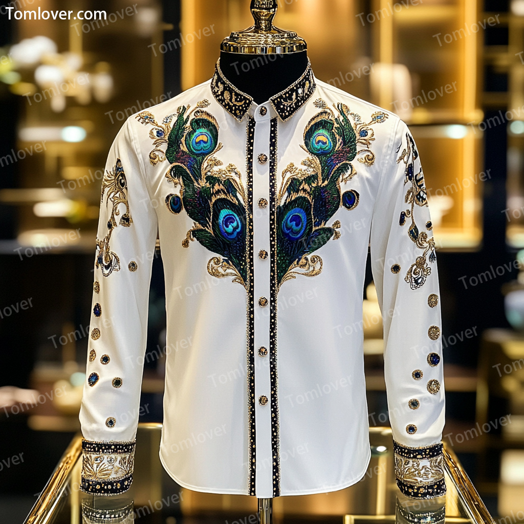 2025 Best Men's Unique Luxe Collection Classic Casual Shirt