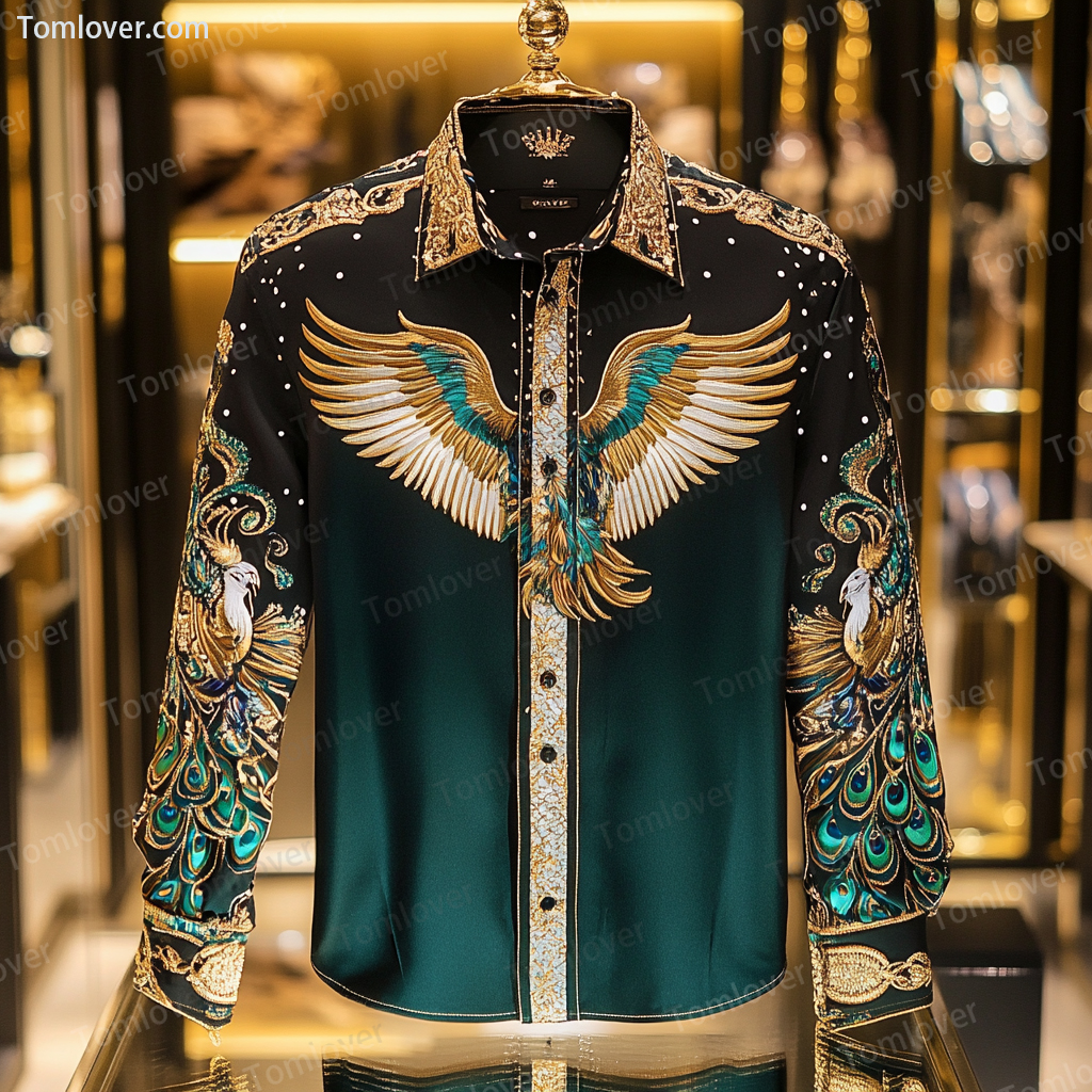 2025 Best Men's Unique Luxe Collection Classic Casual Shirt