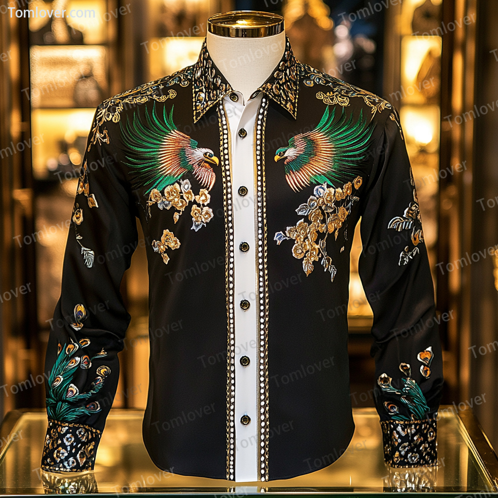 2025 Best Men's Unique Luxe Collection Classic Casual Shirt