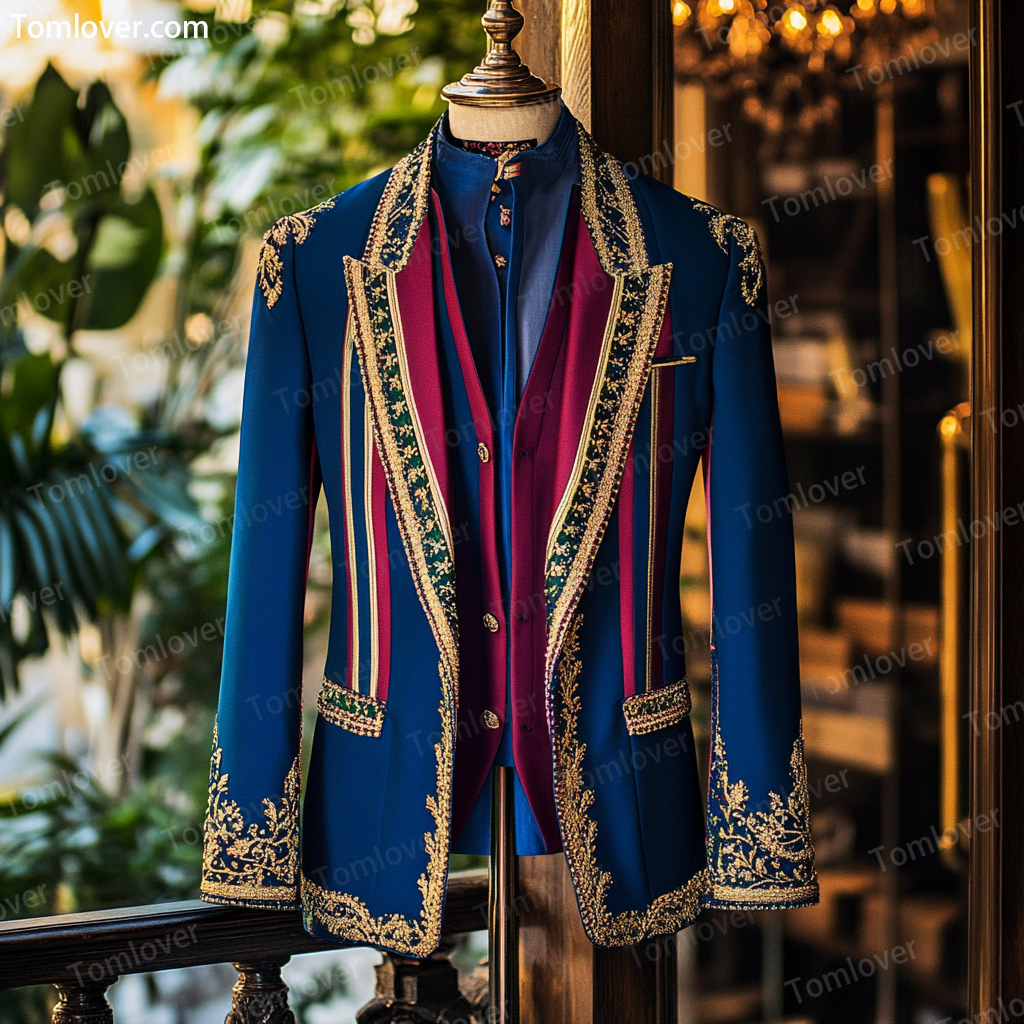 Luxury Stand-up collar Embroidery Jacket Limited sale Fashion Men's High quality High discount