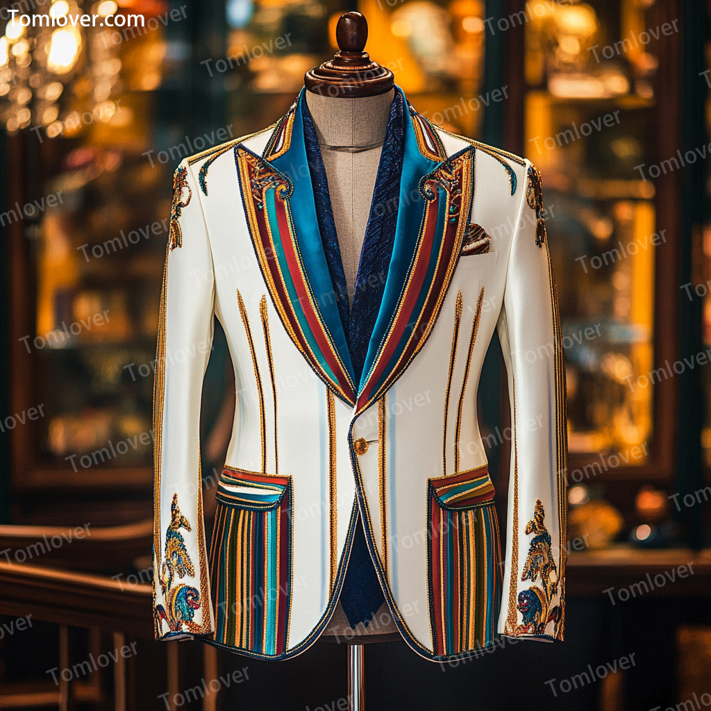 Luxury Stand-up collar Embroidery Jacket Limited sale Fashion Men's High quality High discount