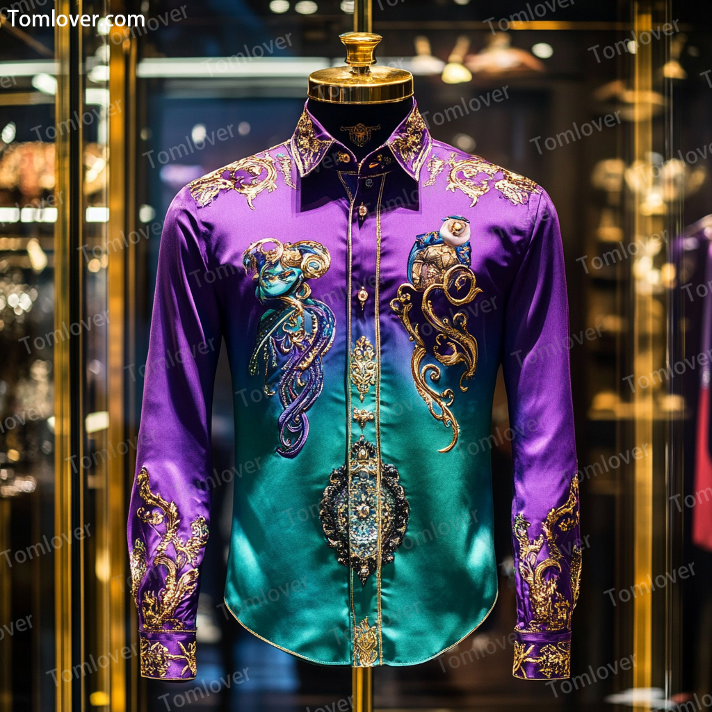 2025 Best Men's Unique Luxe Collection Classic Casual Shirt