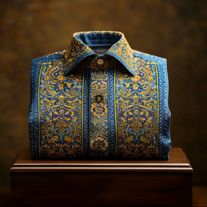 Best Unique Luxe Collection Effortless chic Shirt High Elasticity men's printed shirt
