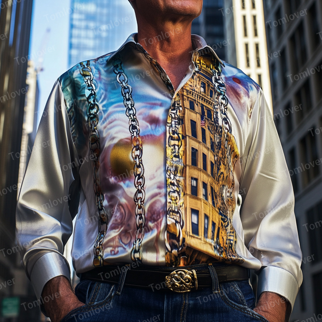 2025 Best Men's Unique Luxe Collection Classic Casual Shirt