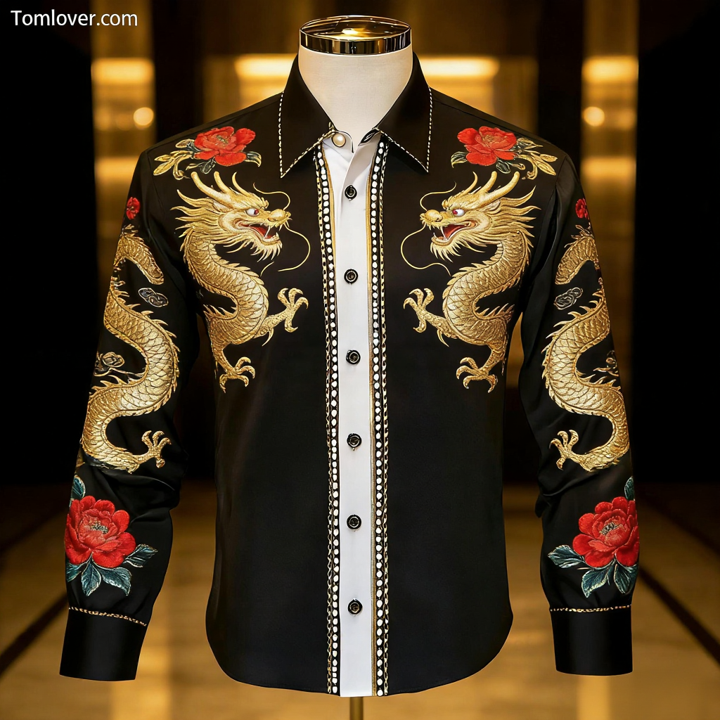 New Luxury Business VIP Exclusive Designer unique Luxe Collection long Shirt High Elasticity