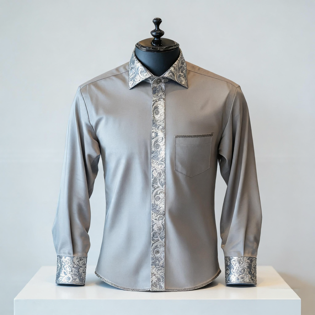 New Luxury Business VIP Exclusive Designer unique Luxe Collection long Shirt High Elasticity