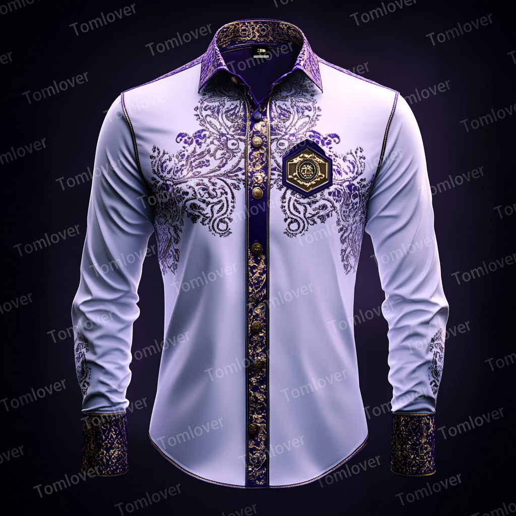 2025 Best Men's Unique Luxe Collection Classic Casual Shirt