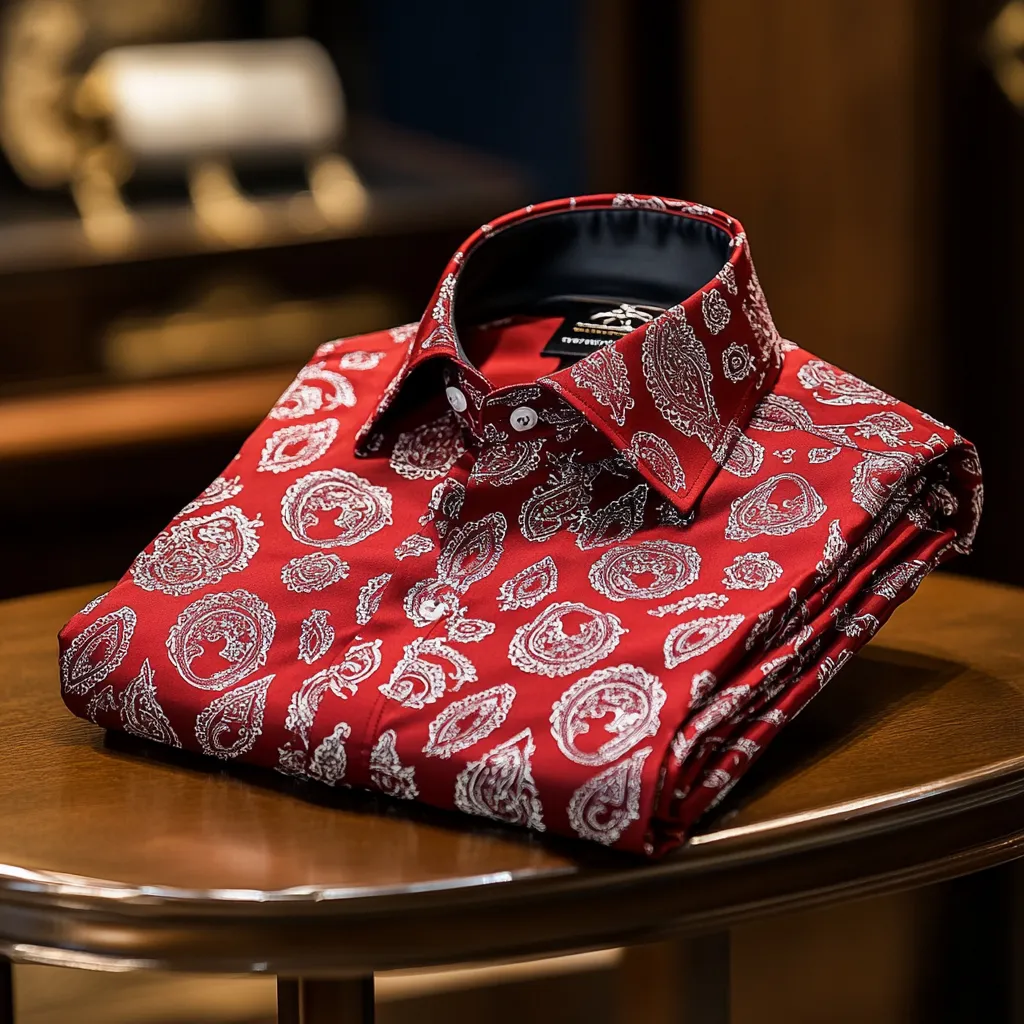 Men best unique Luxe Collection Effortless chic Shirt High Elasticity men's printed shirt