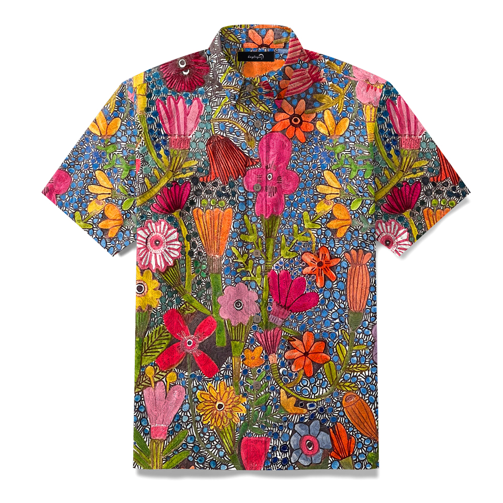 100% Cotton ALOHA Surf Shirt Short Sleeve Shirt Hawaiian