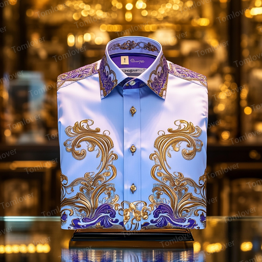 2025 Best Men's Unique Luxe Collection Classic Casual Shirt