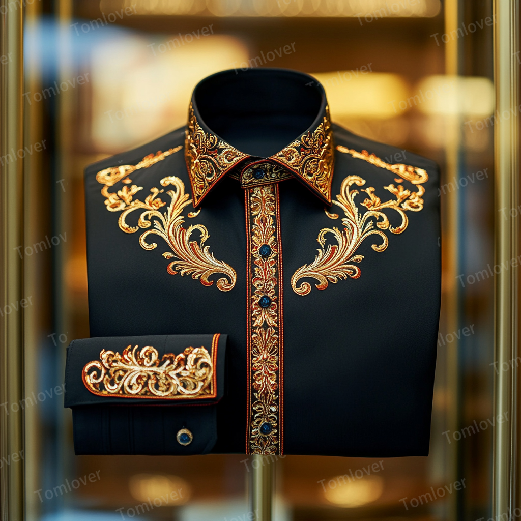 2025 Best Men's Unique Luxe Collection Classic Casual Shirt