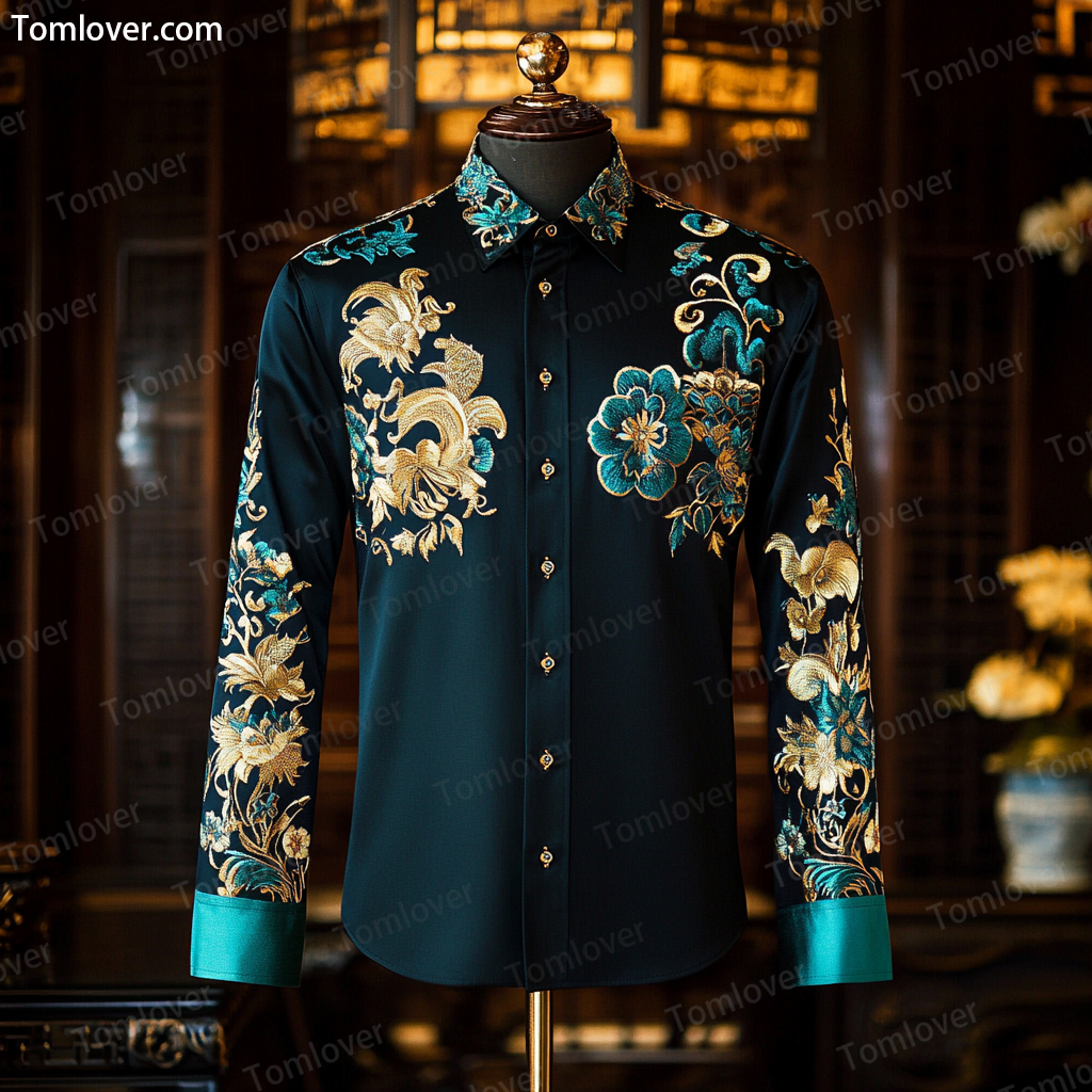 2025 Best Men's Unique Luxe Collection Classic Casual Shirt