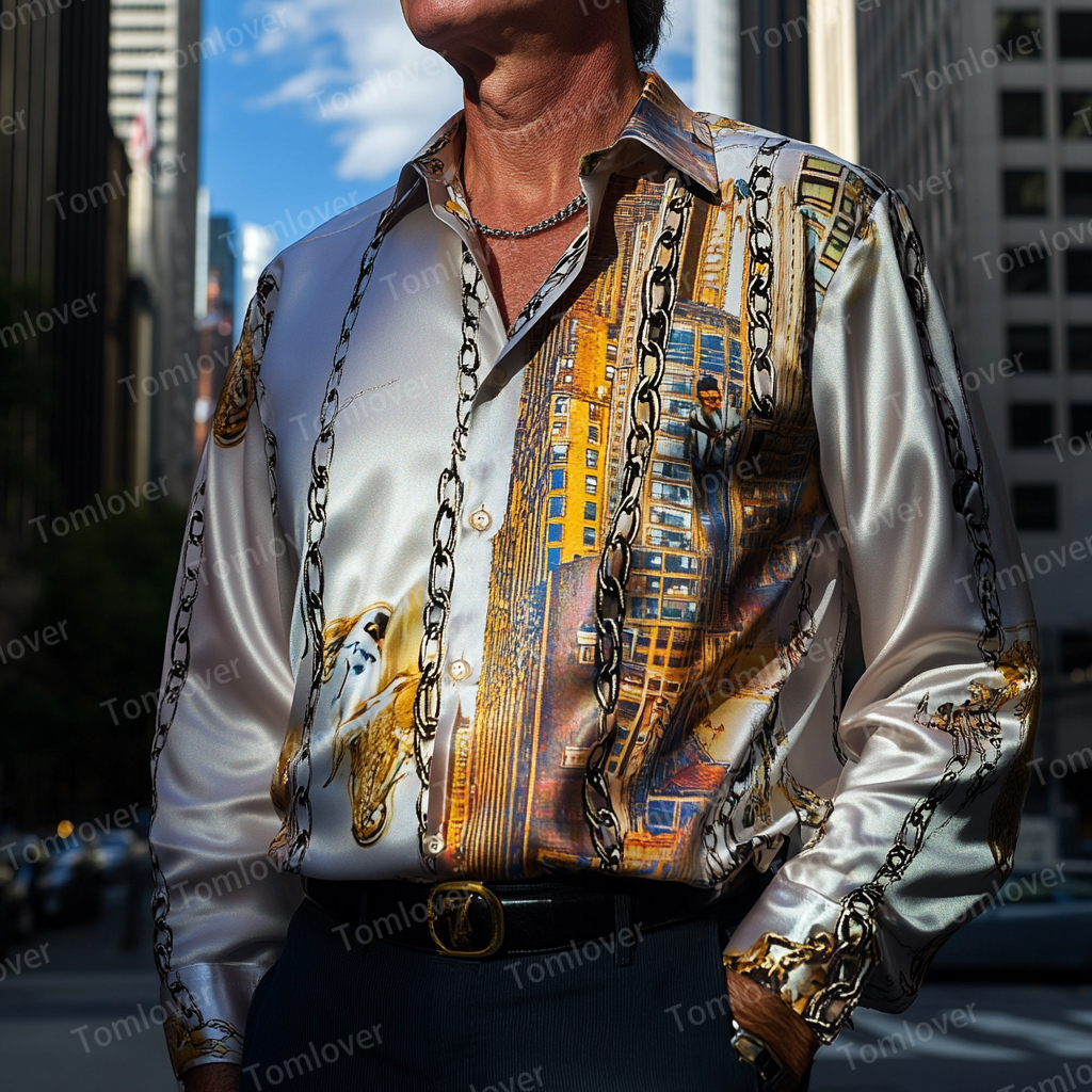 2025 Best Men's Unique Luxe Collection Classic Casual Shirt