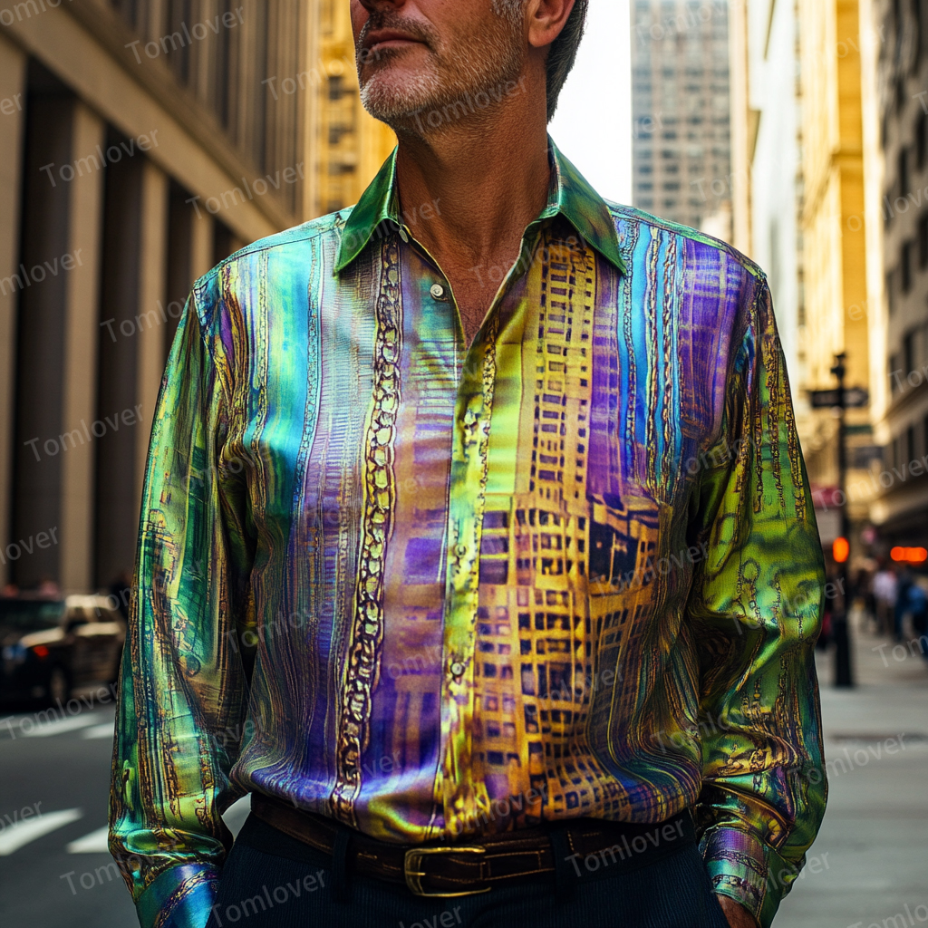 2025 Best Men's Unique Luxe Collection Classic Casual Shirt