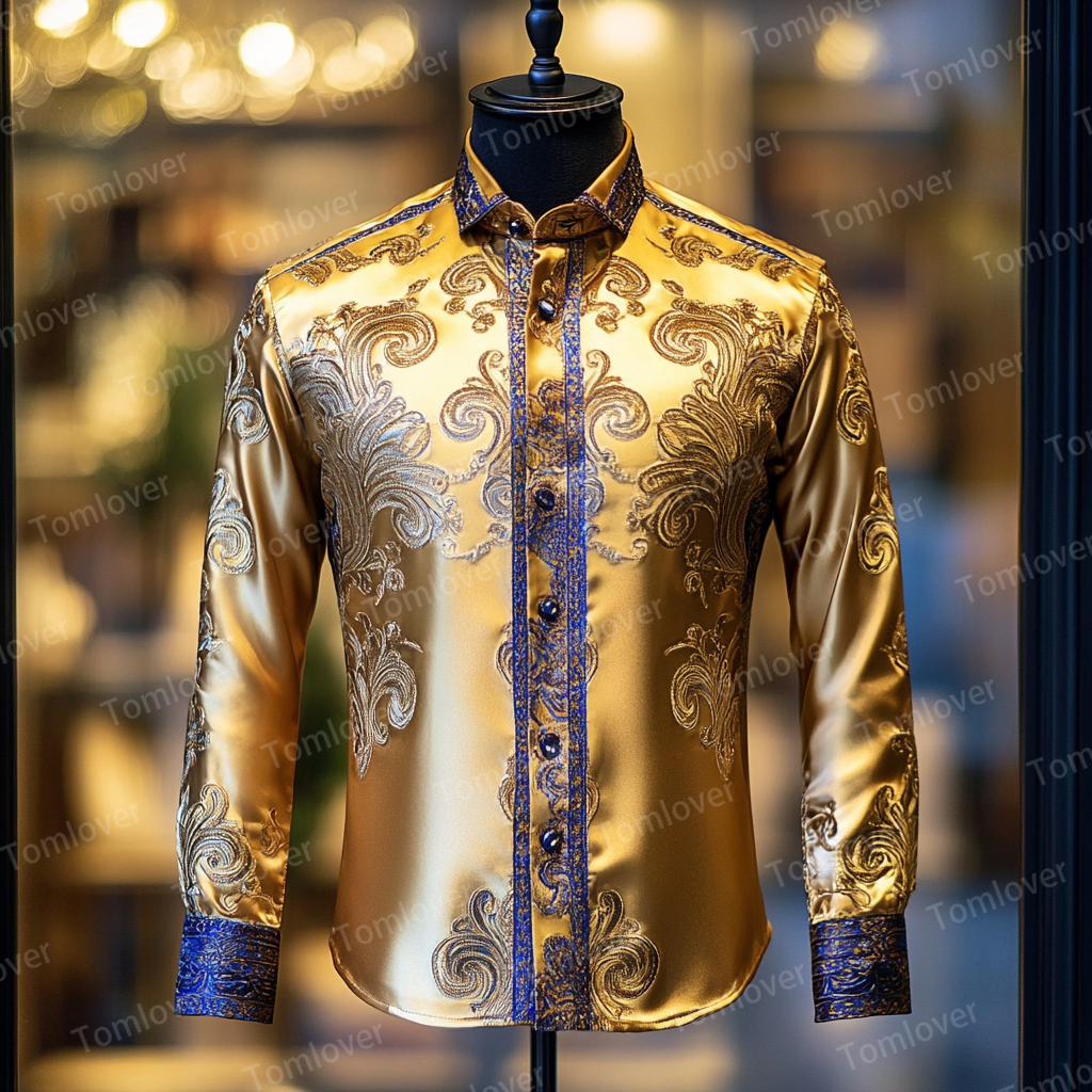 2025 Best Men's Unique Luxe Collection Classic Casual Shirt