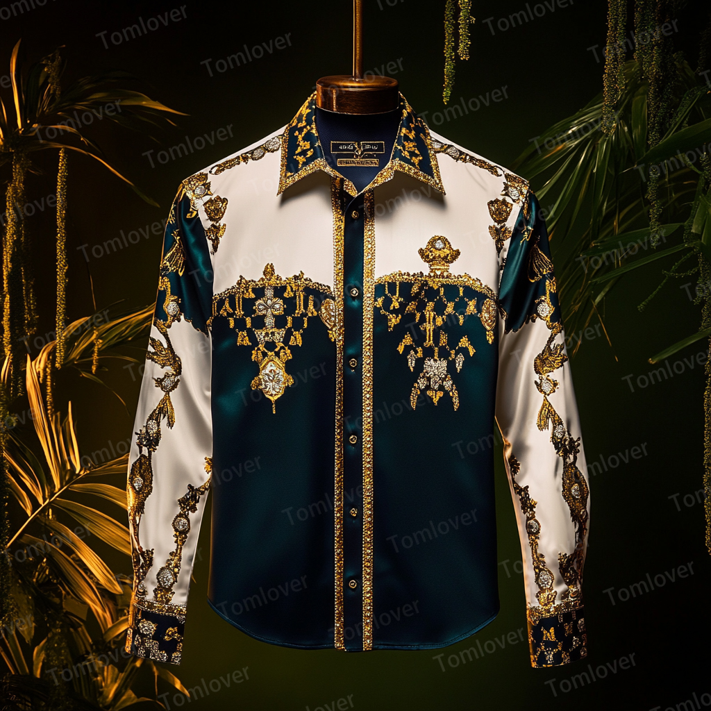 2025 Best Men's Unique Luxe Collection Classic Casual Shirt