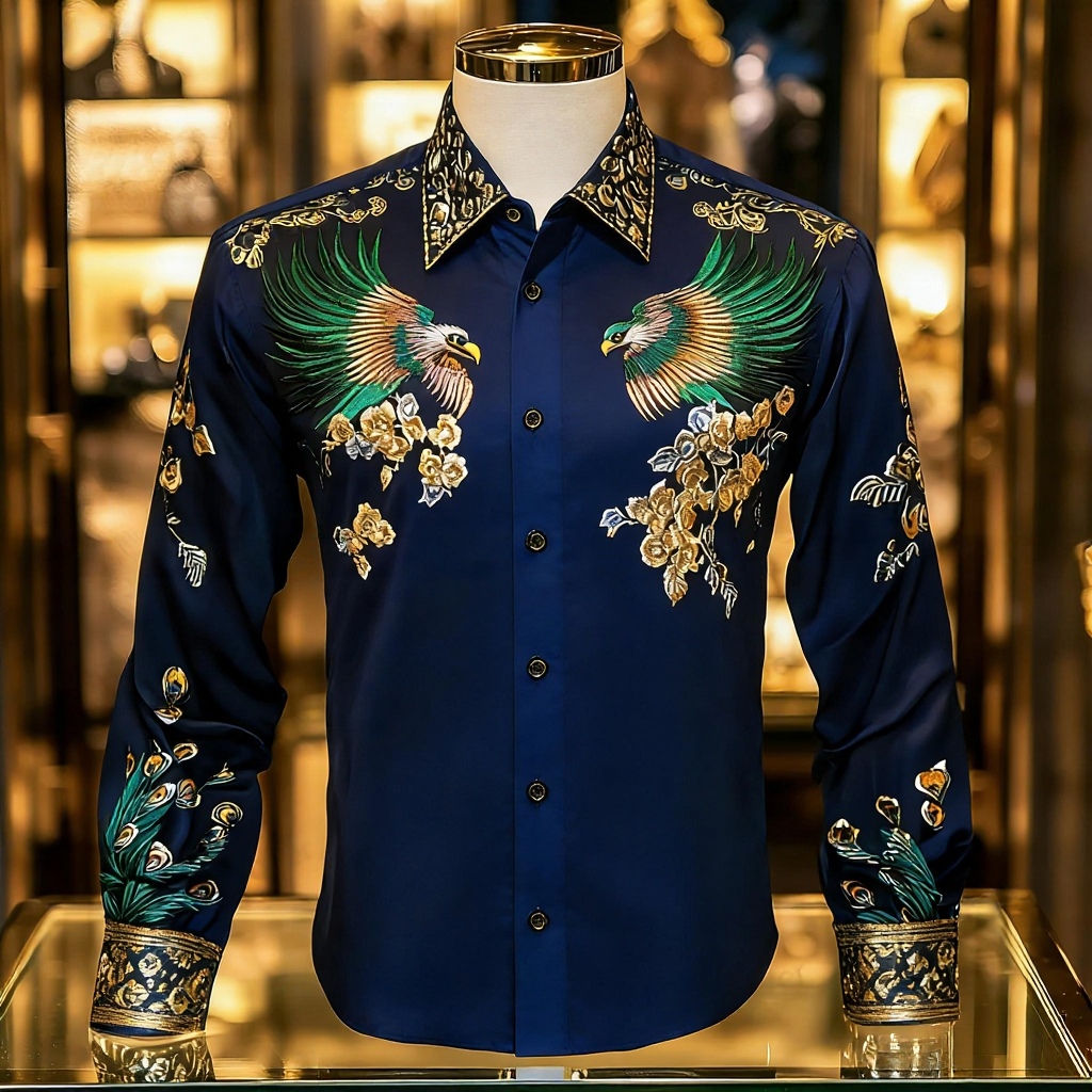 New Luxury Business VIP Exclusive Designer unique Luxe Collection long Shirt High Elasticity