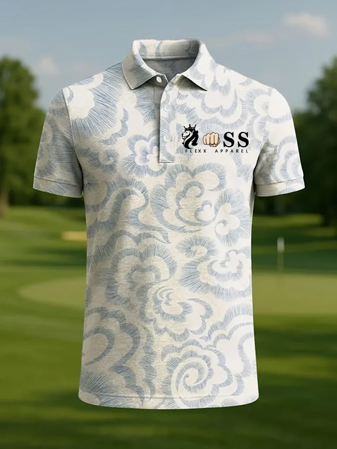 Men's Business Short Sleeve Polo Shirt