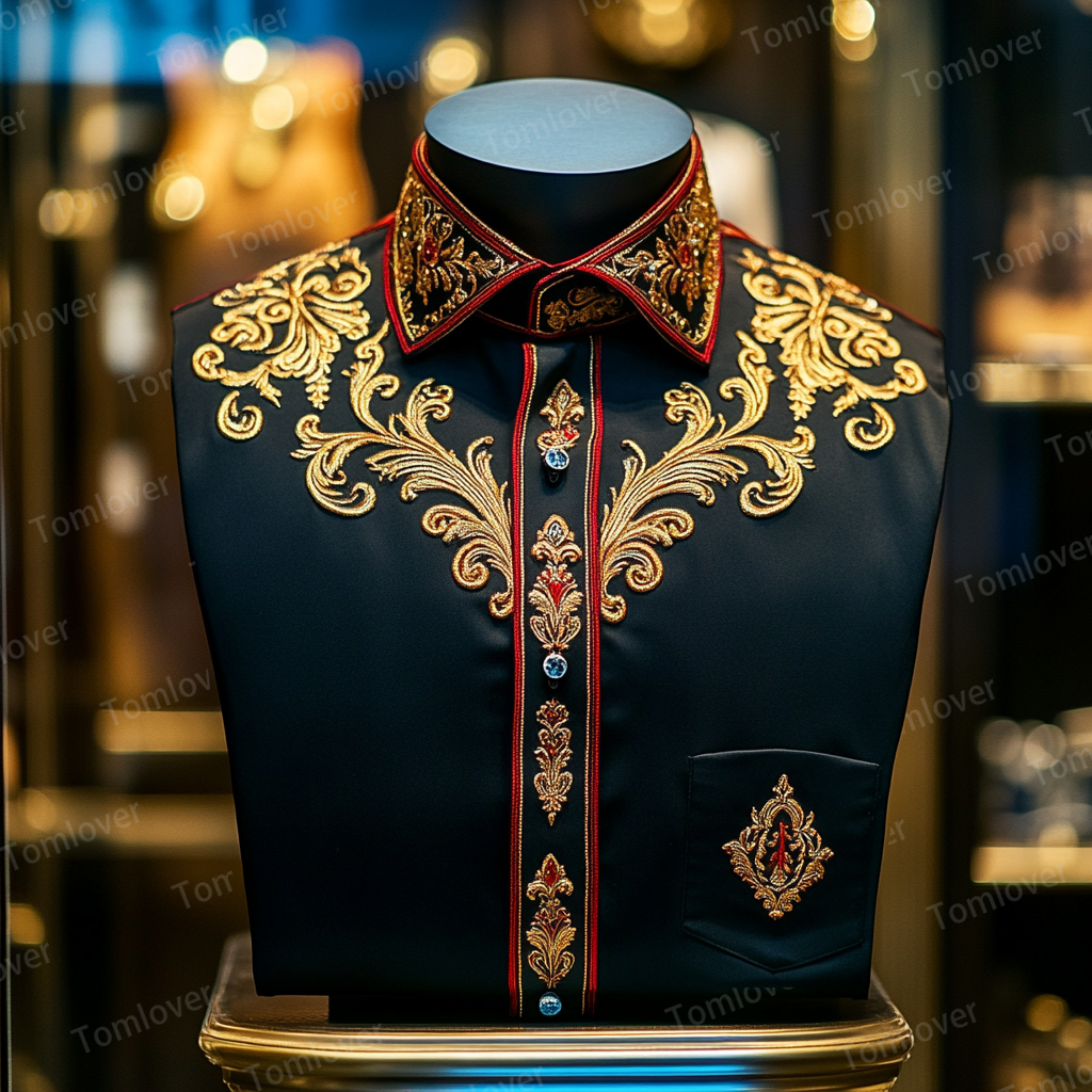 2025 Best Men's Unique Luxe Collection Classic Casual Shirt