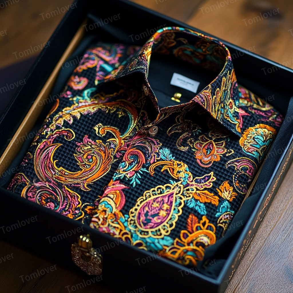 2025 Best Men's Unique Luxe Collection Classic Casual Shirt