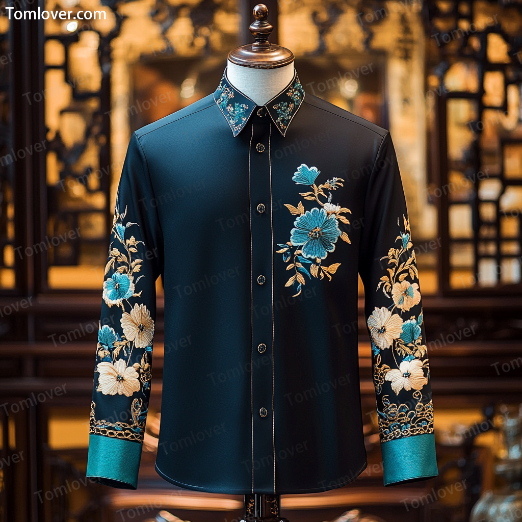 2025 Best Men's Unique Luxe Collection Classic Casual Shirt