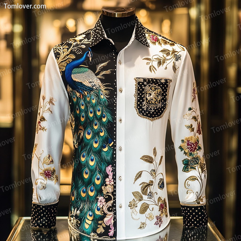 2025 Best Men's Unique Luxe Collection Classic Casual Shirt