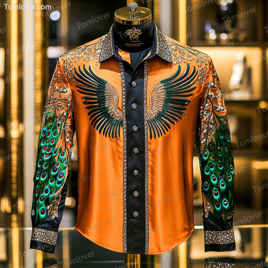 2025 Best Men's Unique Luxe Collection Classic Casual Shirt