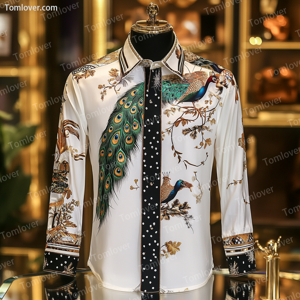 2025 Best Men's Unique Luxe Collection Classic Casual Shirt