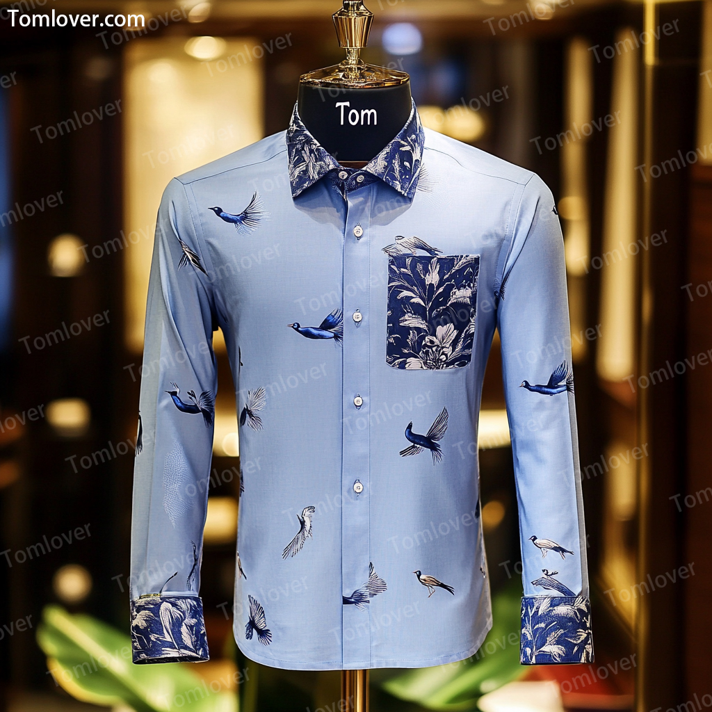 2025 Best Men's Unique Luxe Collection Classic Casual Shirt