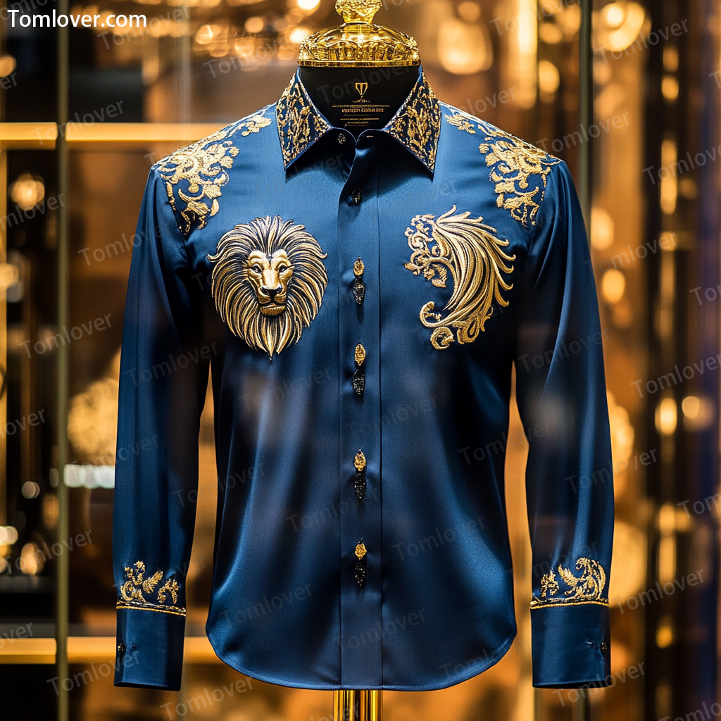 2025 Best Men's Unique Luxe Collection Classic Casual Shirt