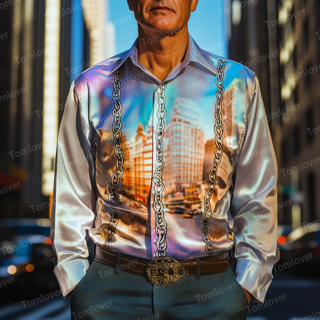 2025 Best Men's Unique Luxe Collection Classic Casual Shirt