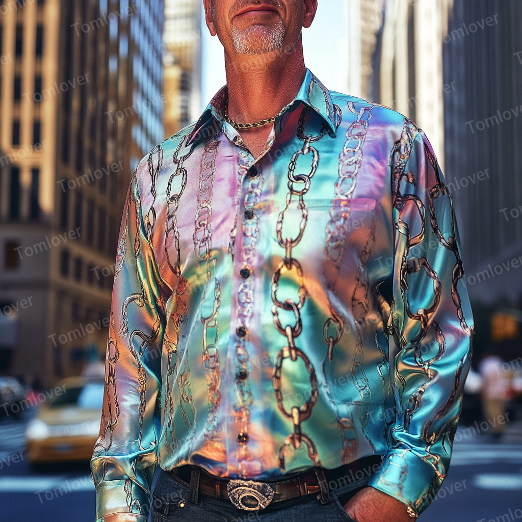 2025 Best Men's Unique Luxe Collection Classic Casual Shirt