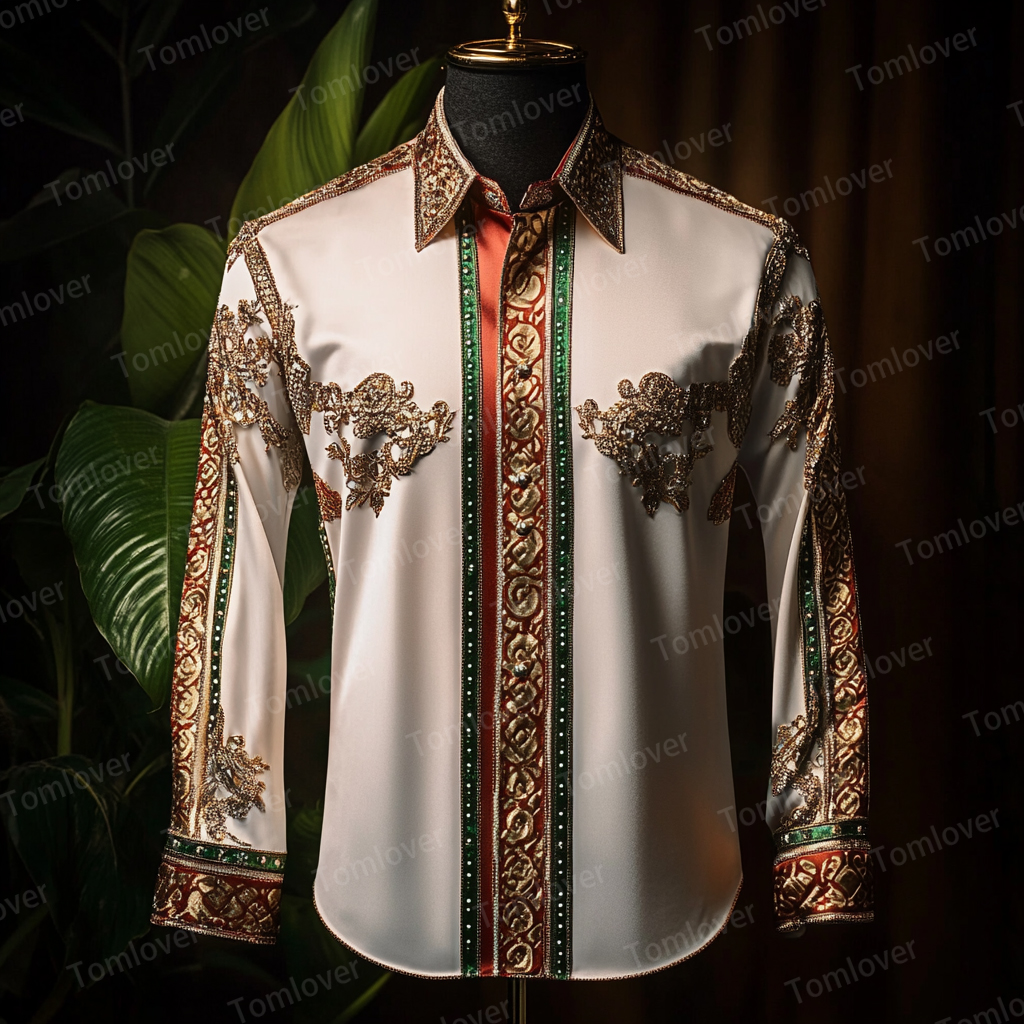 2025 Best Men's Unique Luxe Collection Classic Casual Shirt