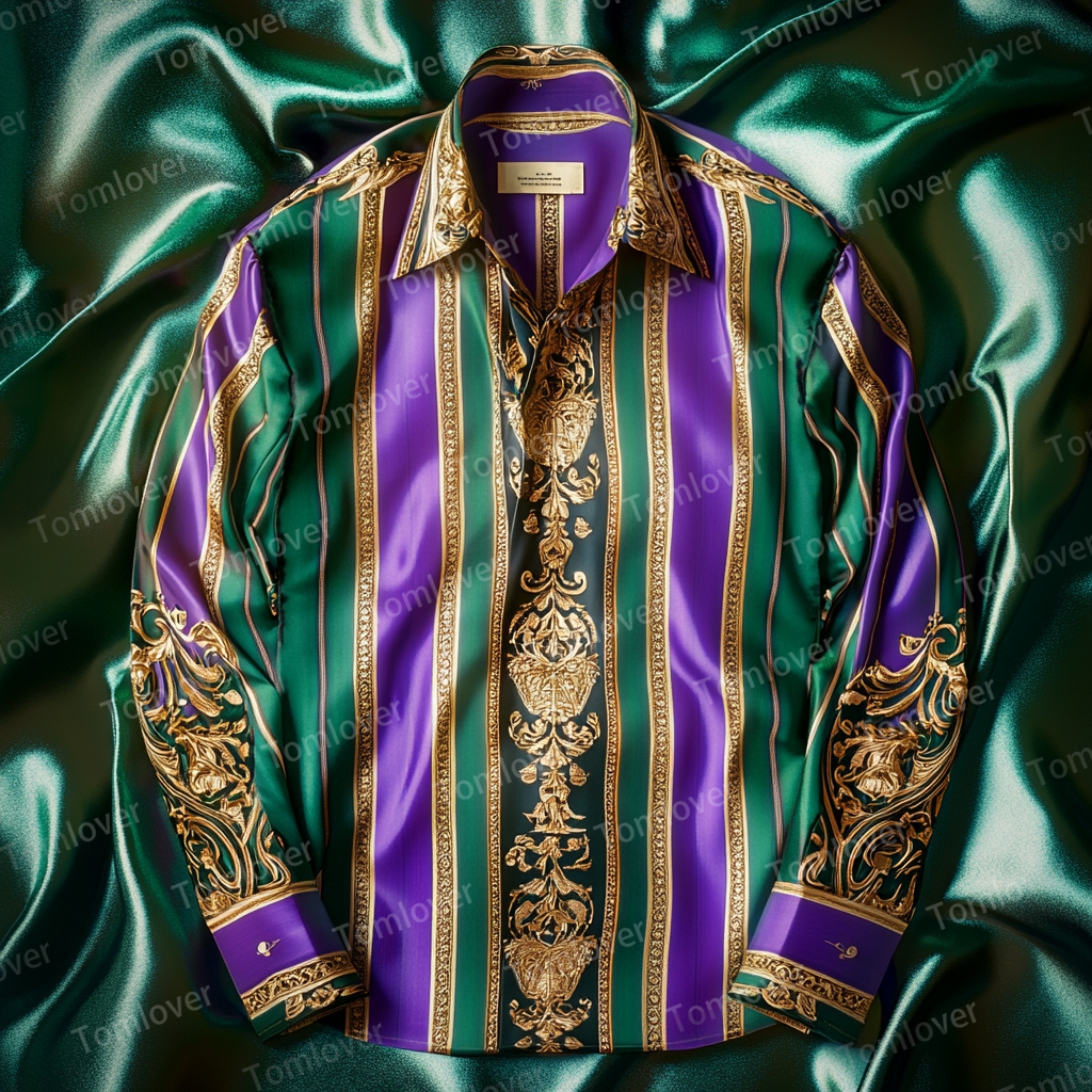 2025 Best Men's Unique Luxe Collection Classic Casual Shirt