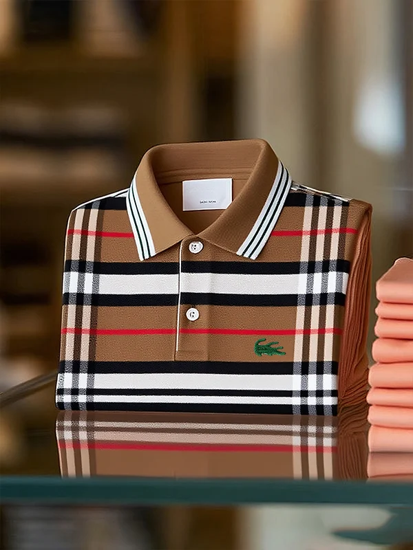 Men's Business Short Sleeve Polo Shirt