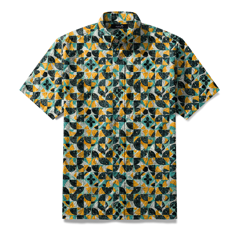 High-Quality Men's Printed Casual Loose Hawaiian Shirt