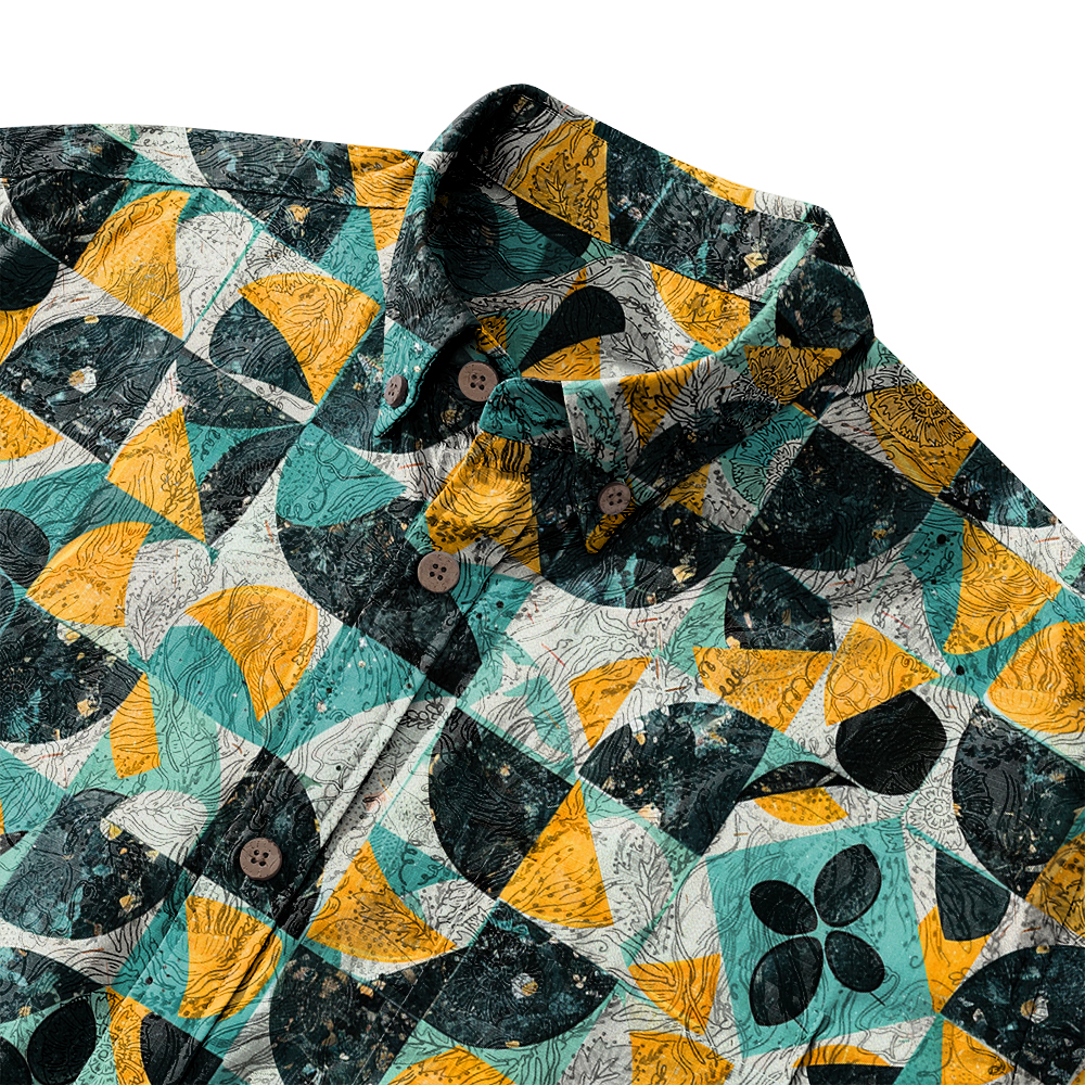 High-Quality Men's Printed Casual Loose Hawaiian Shirt